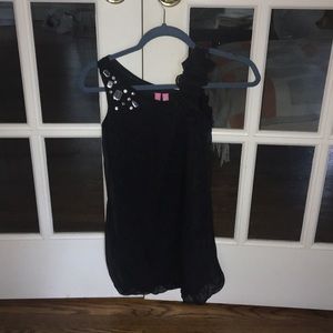 A kids black dress